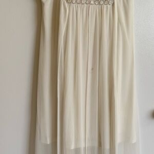 Elegant Cream Kids Dress